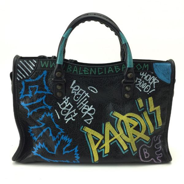 [BALENCIAGAスーパーコピー]GRAFFITI ハンドバック スモール 8071108